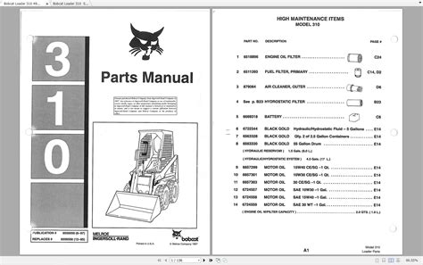 parts for 310 bobcat skid steer|bobcat 310 specs.